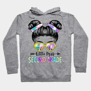 Little Miss Second Grade Girls Back To School Shirt Daughter Hoodie